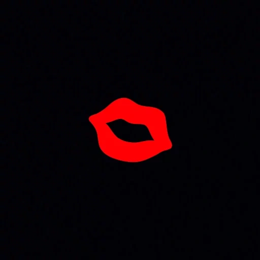 lips, back of the lips, black background, the background kisses, black background lips