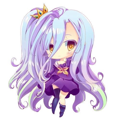 animação, shiro, chibi shiro, verifique a vida, chibi anime shiro