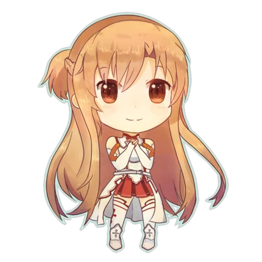 chibi, arsuna, chibi art, chibi anime, asuna chibi