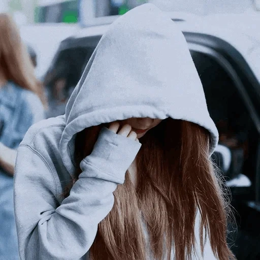 girl, people, hooded, red velvet irene, girl without face and hood