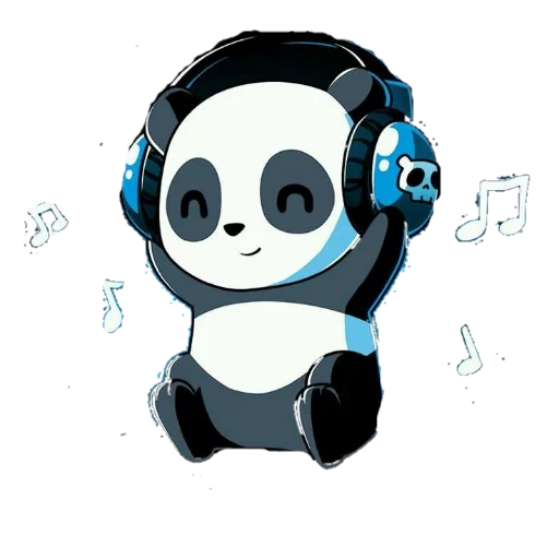 panda panda, panda dj, cuffie panda, cuffie panda, panda telefono