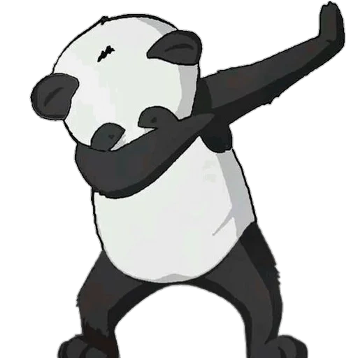 panda, panda deb, panda, flexitis de panda, panda bailando