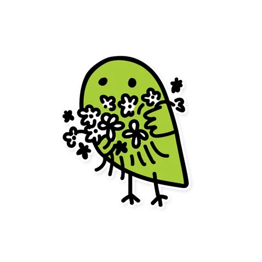 logo, insekt, über mikroben, mango cartoon, festivalplattform logo