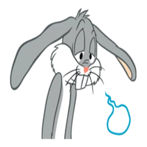 bild, kaninchenbeutel banny, bugs bunny weint, kaninchenbeutel banny raucht raucht, kaninchenbeutel hase ist traurig