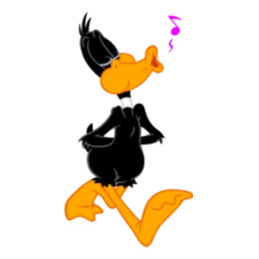 rooney dins, daffy duck, looney tunes, duffy duck is funny, luni note characters