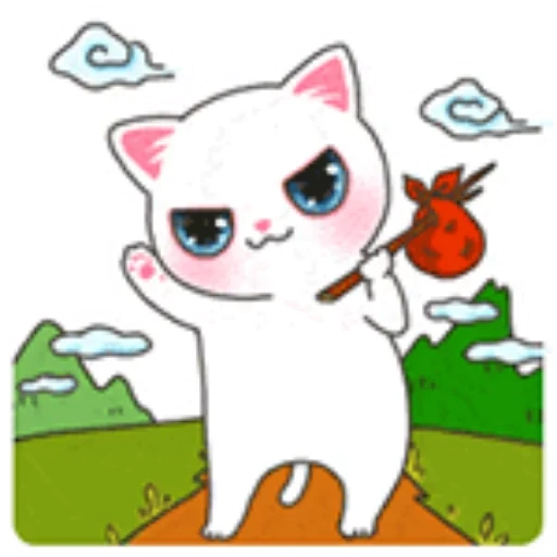 cat, cute cats, kawaii drawings, the animals are cute, cute cats cartoon