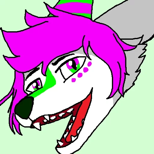 anime, furry, art amino, furry head, ahegao wolf