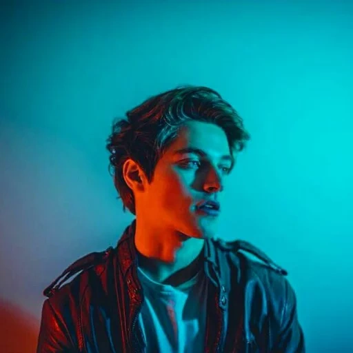 froy, retrato, froy gutiérrez, sesión de fotos de neón, sesión de fotos de froy gutiérrez