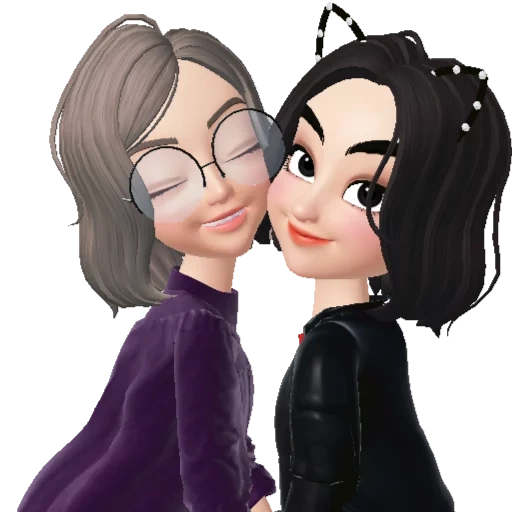 amigos, pessoas, personagem, fuwanjelina, sentença zepeto personagem