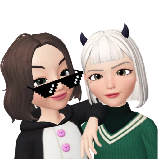 menina, pessoas, personagem, vapor zepeto, jenny zepeto