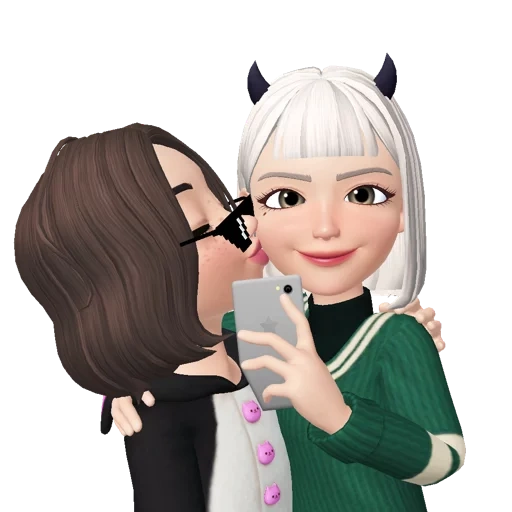 the girl, the people, die personen, avatan plus, zepeto fashion sisters