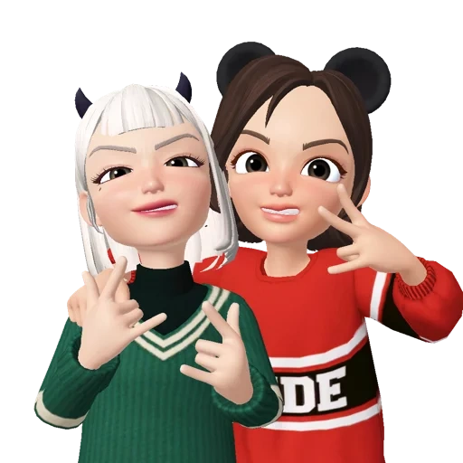 the people, die personen, zepeto studio, inkarnation des charakters, zepeto figur in einem schönen kleid