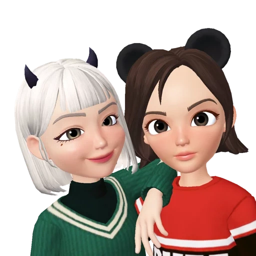 zepeto, zepeto, personagem, menina ani moggi, menino e menina zepeto