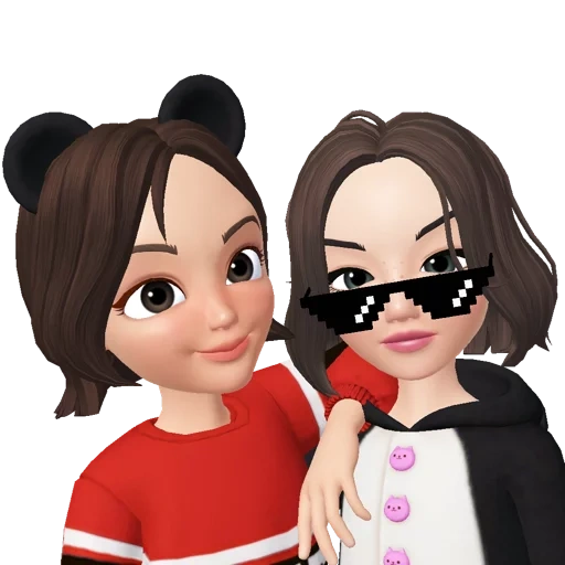 la ragazza, le persone, le amiche, animogi girl, zepeto amico di zepeto