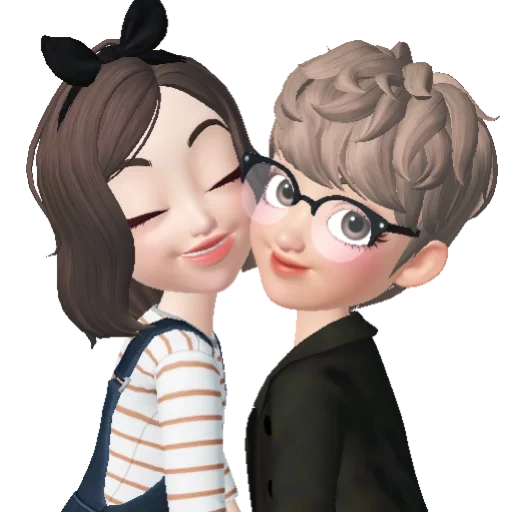 lovely couple, zepeto benar, peta uap, zepeto studio, karakter disney