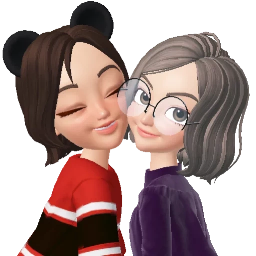 orang, karakter, zepeto love, gadis animoji, tampilan cantik cewek zepeto 2020