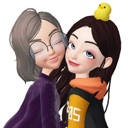 the girl, the people, ein paar mädchen, die freundin von zepeto, girls girls