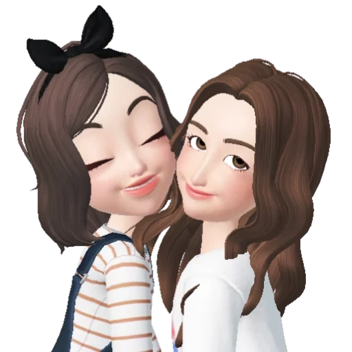 the girl, the people, zepeto love, paar malerei, hismatulina nazgur