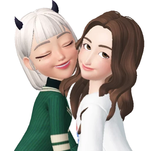 zepeto, mujer joven, parejas de zoepoto, zeopto love, la chica es querida