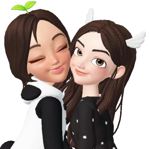 the girl, the people, zepeto love, disney charaktere, schüchternes mädchen