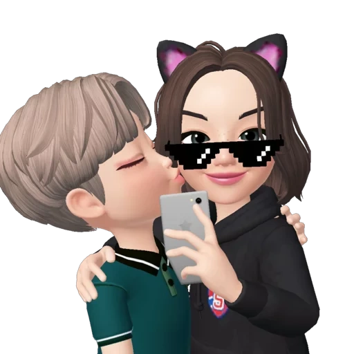 pessoas, casal fofo, zepeto sim, padrão de casal fofo, galeria de fotos zepeto lupa