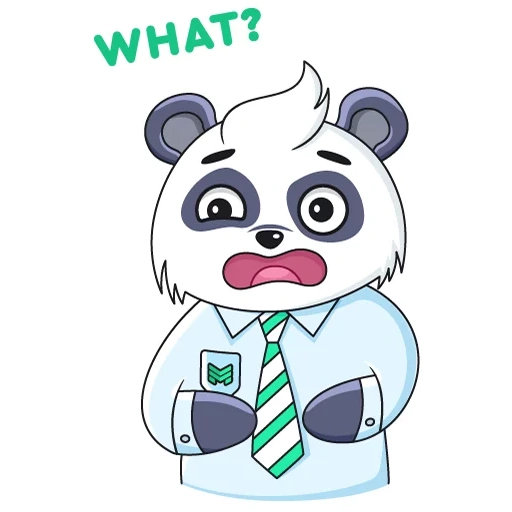 panda, dulce panda, panda watsap, profesor de panda, ilustración de panda