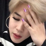 bts with acrylic nails