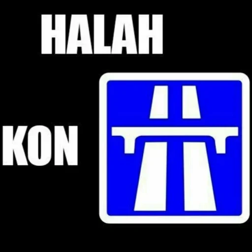 fille, signe de l'autoroute, signes de la route, halah, road sign highway