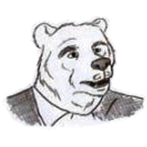 boy, bear, beastars reese, polar bear, bear drawing