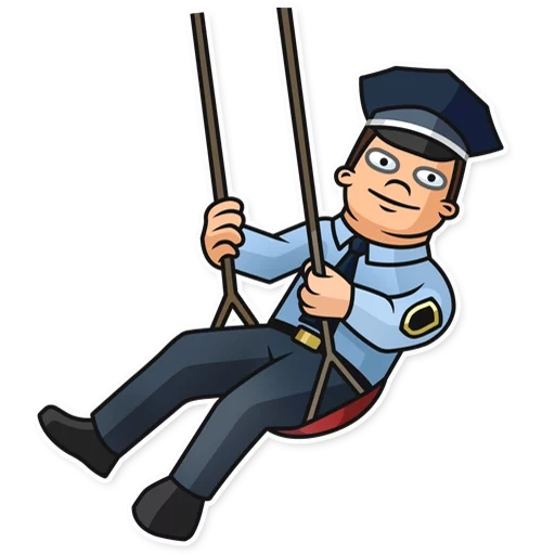 police, clipart de la police, la police est cartoony