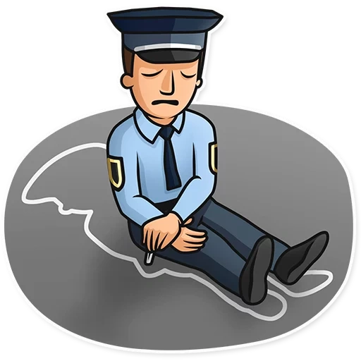 polizei, polizei clipart, polizeizeichnung