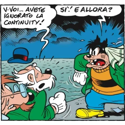 i fumetti, uomini, topolino, i fumetti di topolino, cartoon di topolino goldfish