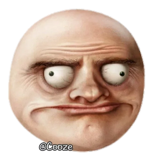 лицо, rage face реалистичный