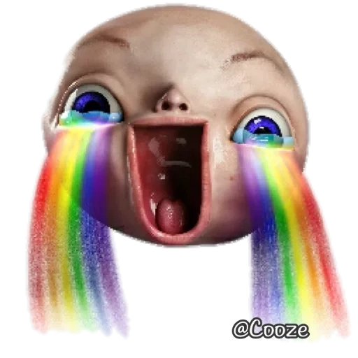 child, memosiki, meme rainbow