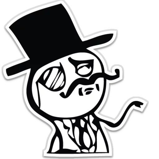 meme, tuan tuan mem, meme adalah seorang intelektual, seorang pria dengan topi dengan topi, ya anda adalah meme aristokrat