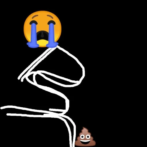 аниме, stick, stick man, мемы, crying emoji