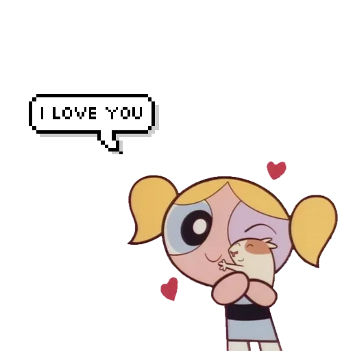 animation, cute cartoon, cute drawings, cool girl, bubbles powerpuff girls