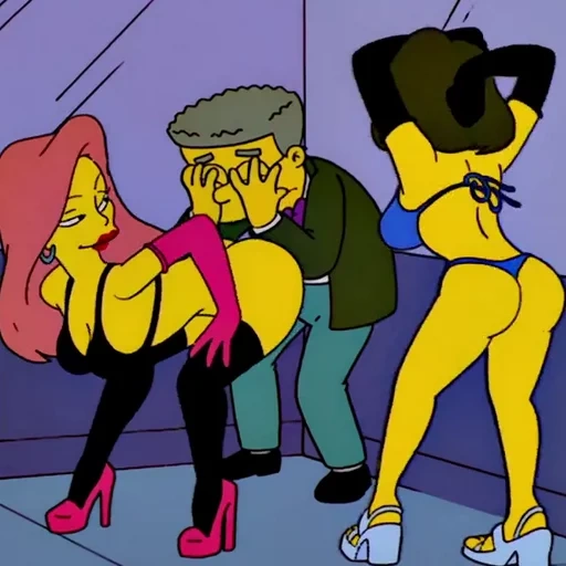 anime, simpsons, pervertida, anime amino, lelucon simpsons