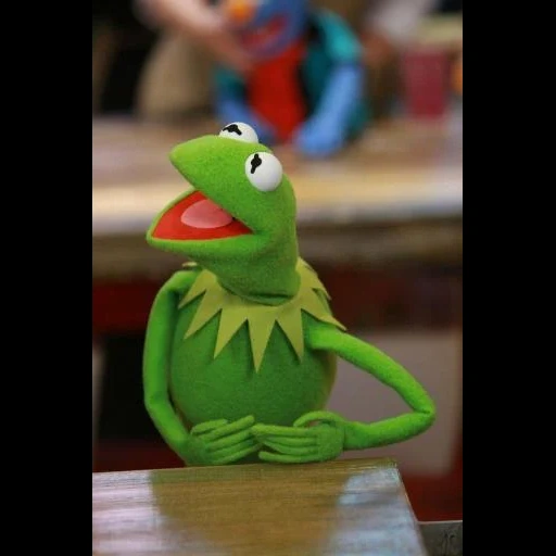 kermit, muppet show, komi frog, comet the frog, sesame street frog comet