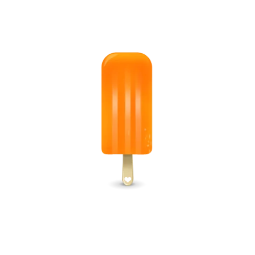 eis, eis eis, eskimo eis, orangefarbenes eis, eskimo eiscreme orange