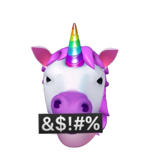 анимоджи единорог, unicorn, единорог единорог, happy birthday единорог, единорог