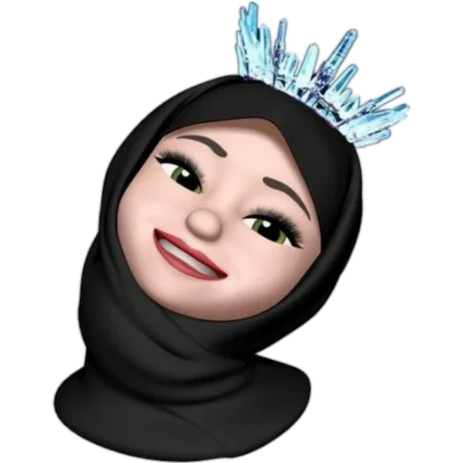 indonesia, hijab cartoon, sarah kurbanova, amina medzhidova, emoji faces a hijabe