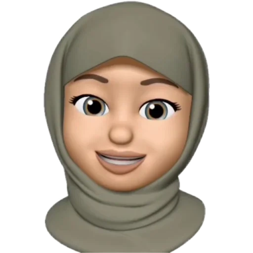 dessins d'emoji, hijabe emoji, memoji hijabe, sourit emoji hijab, memoja vhijaba tssss omg