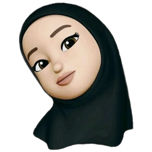 naratles, young woman, emoji girl is a hijabe, adam aslanbekovich osmaev, emoji muslim girlfriends