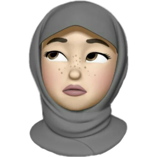 garota emoji, emoji hijabe, animoji muçulmano, emoji iphone hijab, garota emoji é uma hijabe