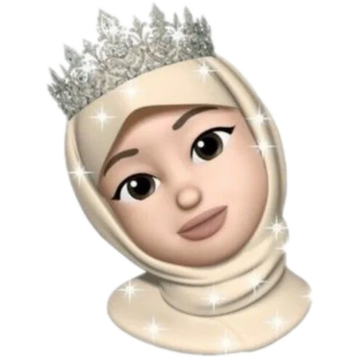 emoji, musulman, dessins emoji, fille hijabe, fille musulmane