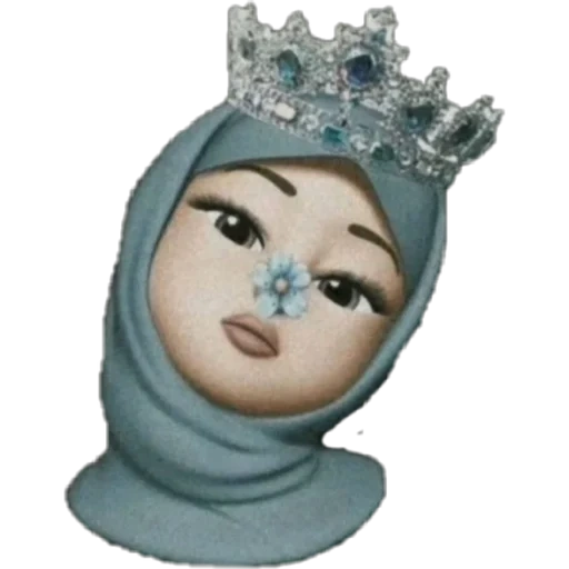 figura, ozdoyeva macca, desenho de hijab, o hijab é lindo, animoji iphone hijab