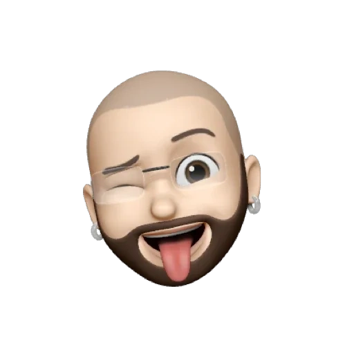 emoji, the male, human, characters, animoji bald