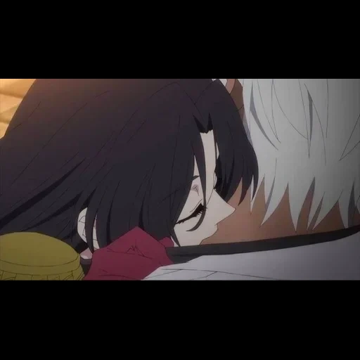 anime, anime, beso de anime, personajes de anime, memorias de vanitas