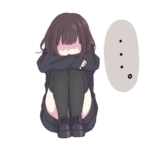 menher chan, menhera chan, menhera-chan, anime girl is sad